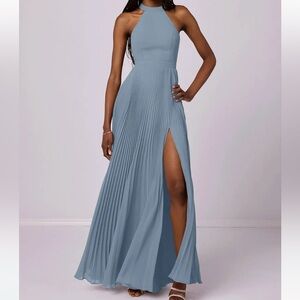 Azazie Dusty Blue Bridesmaid Dress